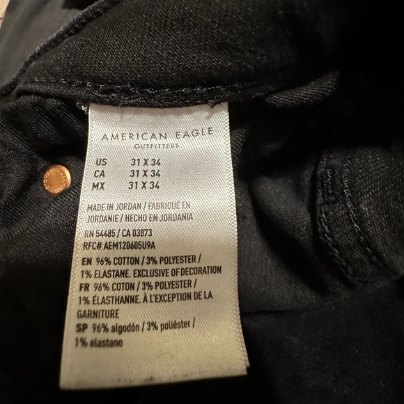 Men’s American Eagle Black Jeans - Picture 3 of 8